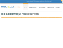 Tablet Screenshot of macandco.fr
